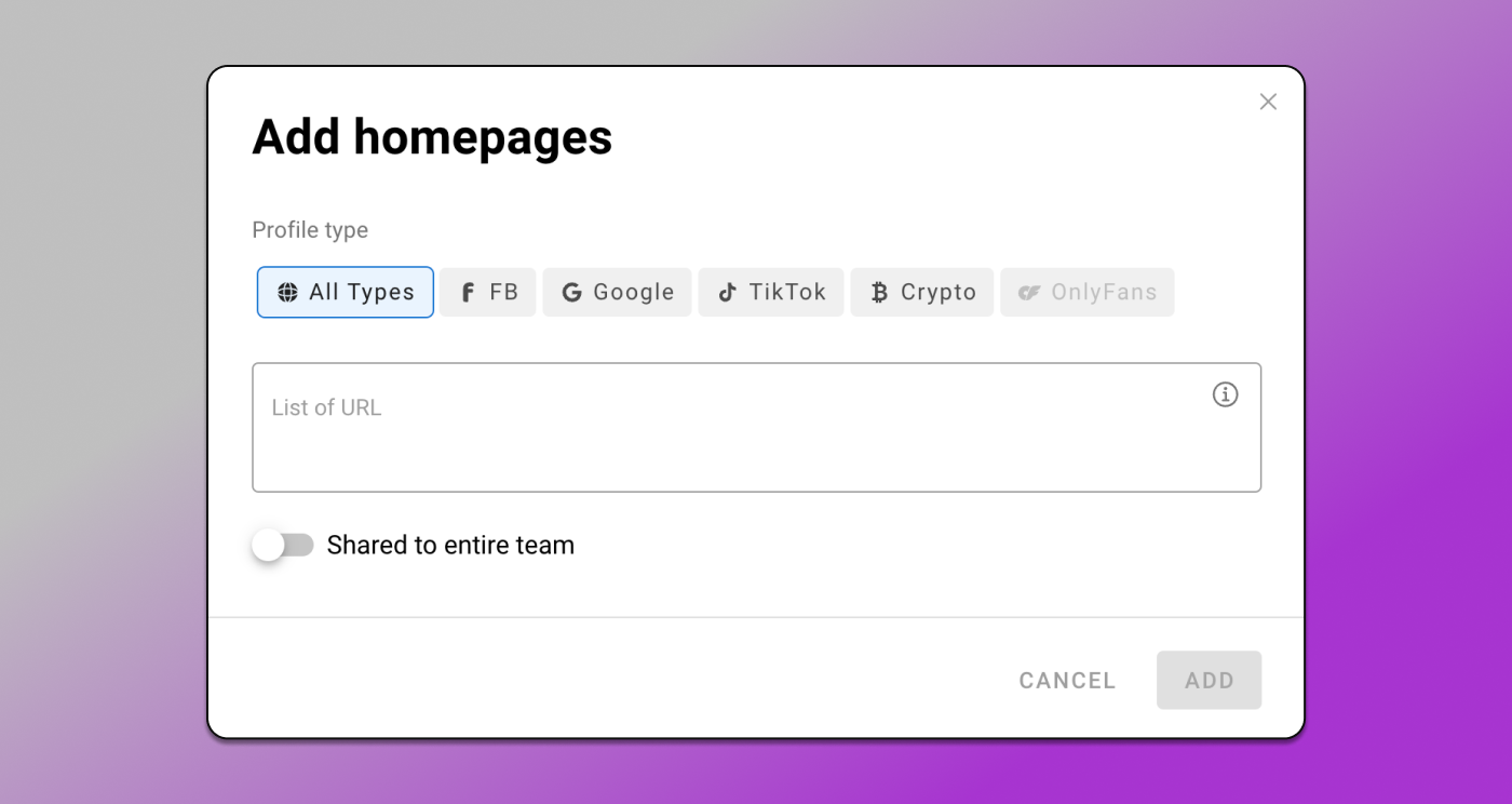 Homepages Dolphin Anty