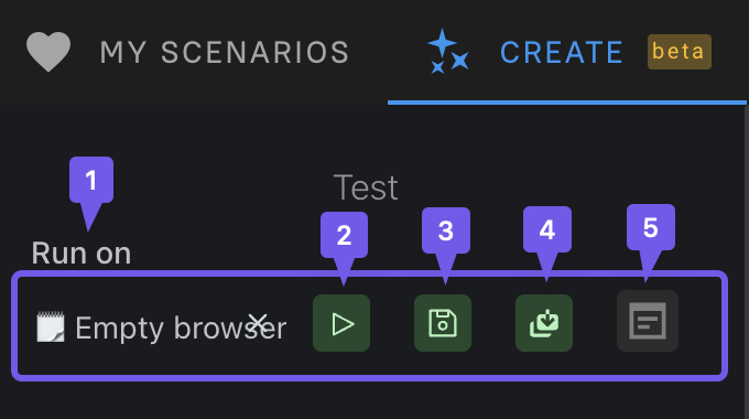 Scenario Builder Management Console