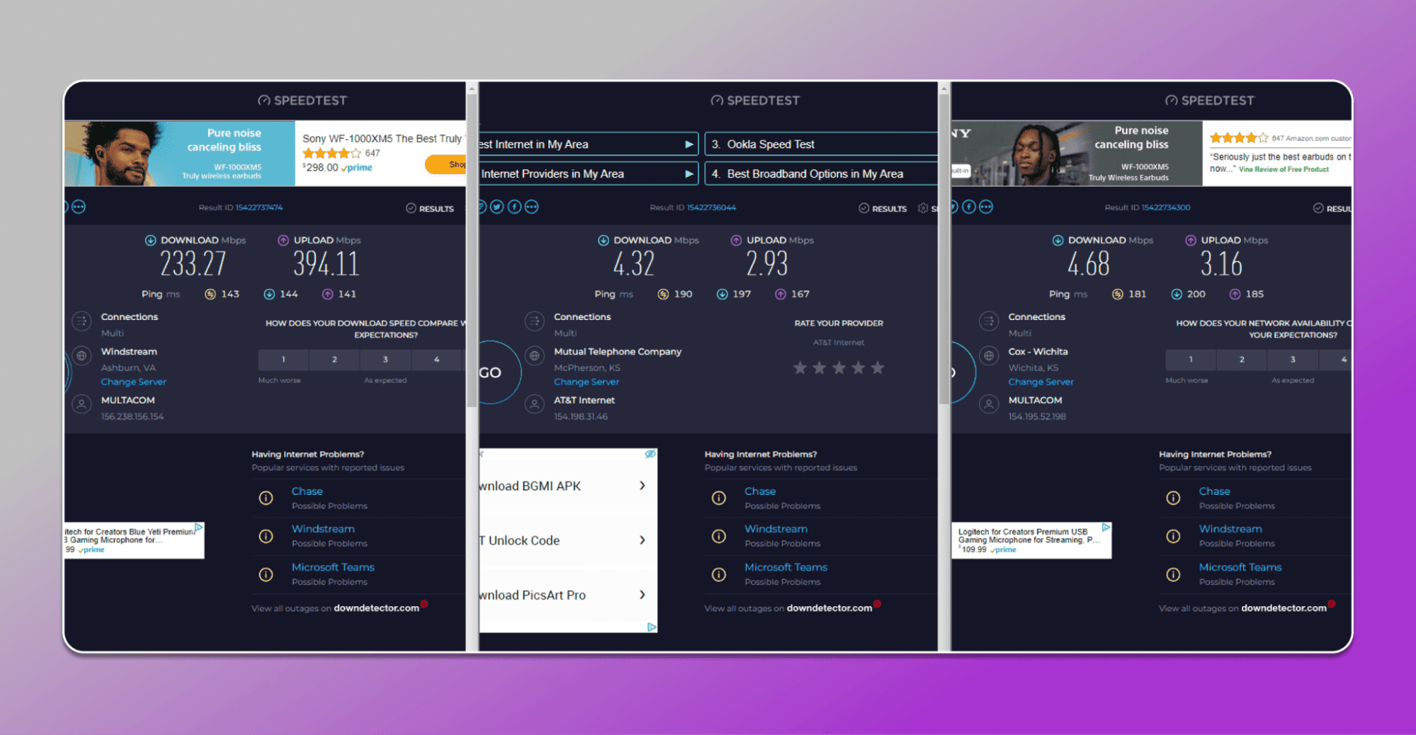 speedtest