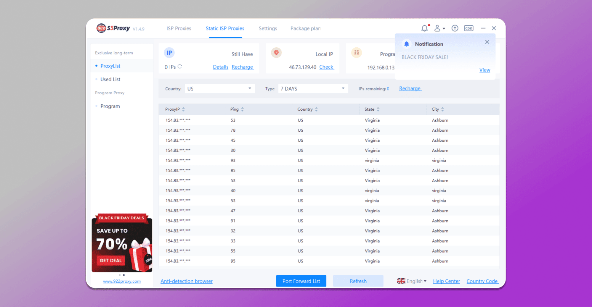Download and install the program