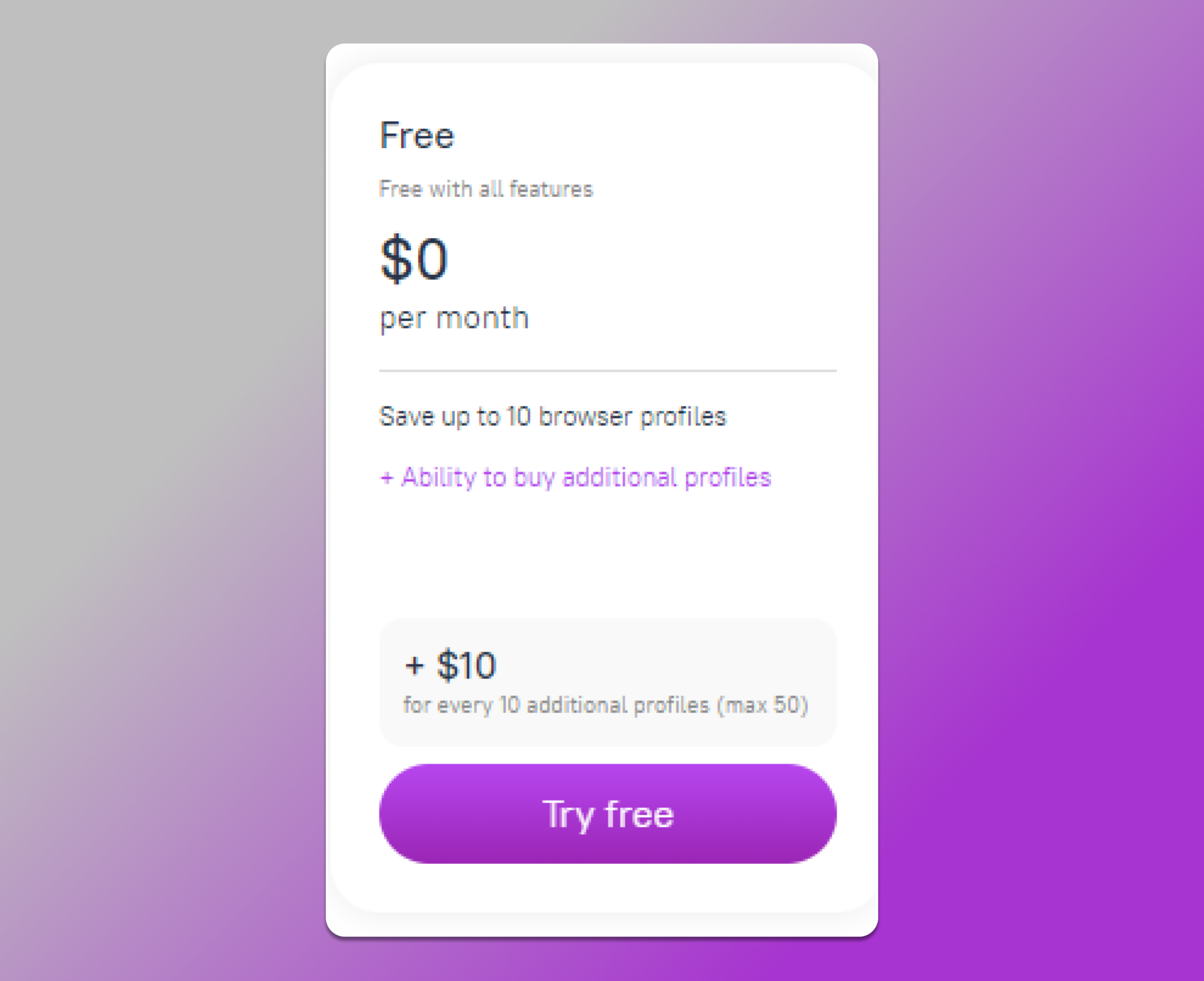 Dolphin browser offers a free plan
