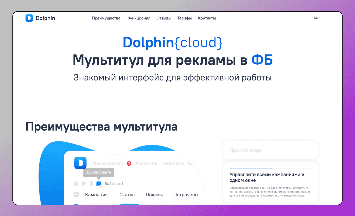 Dolphin Cloud Dolphin Anty