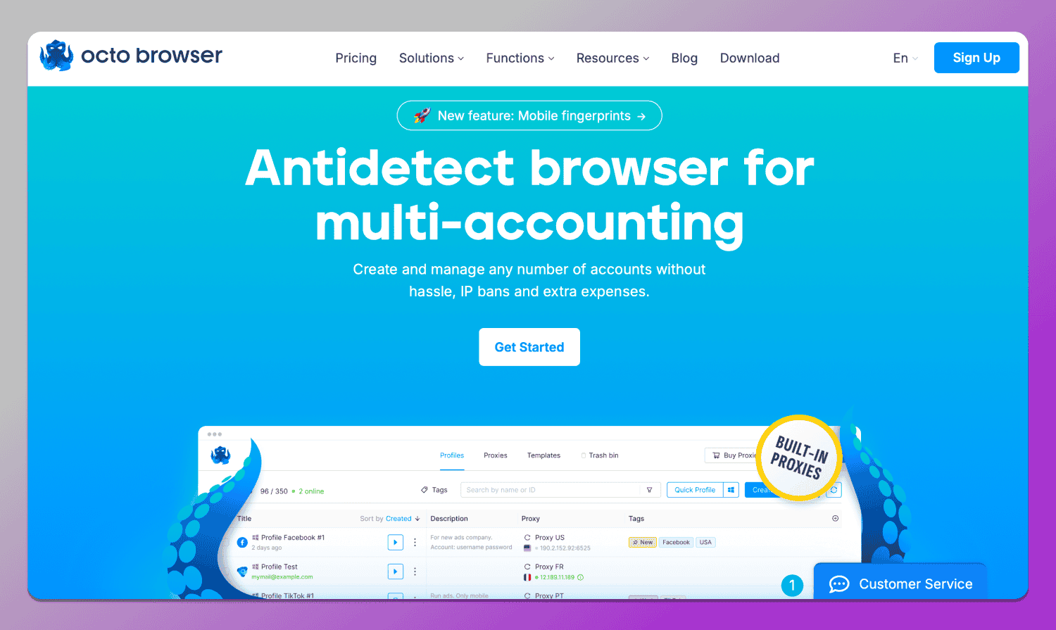 Site Octo Browser Dolphin Anty