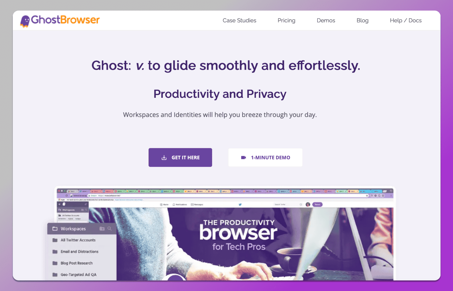 Site Ghost Browser Dolphin Anty