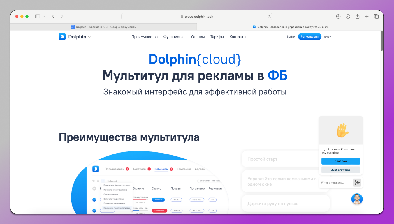 Dolphin Cloud Dolphin Anty