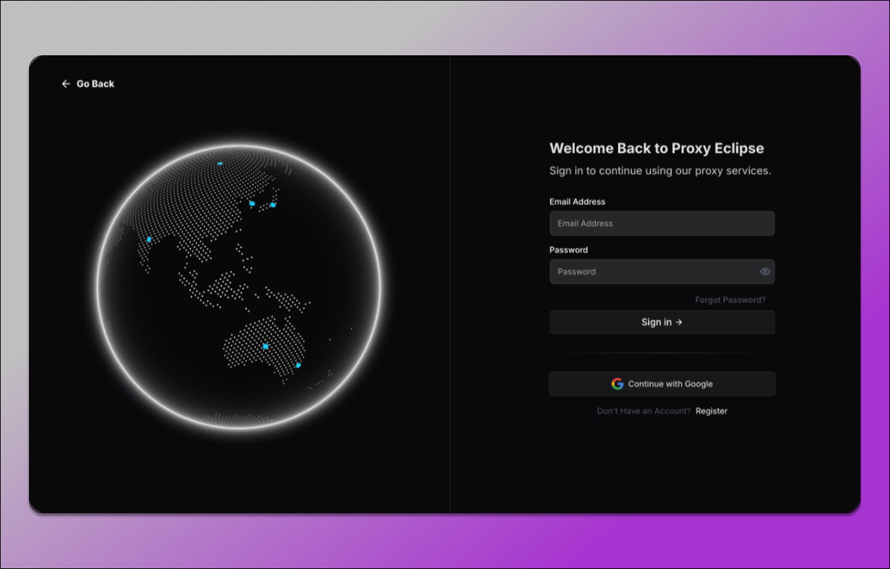 Proxy Eclipse Registration Dolphin Anty