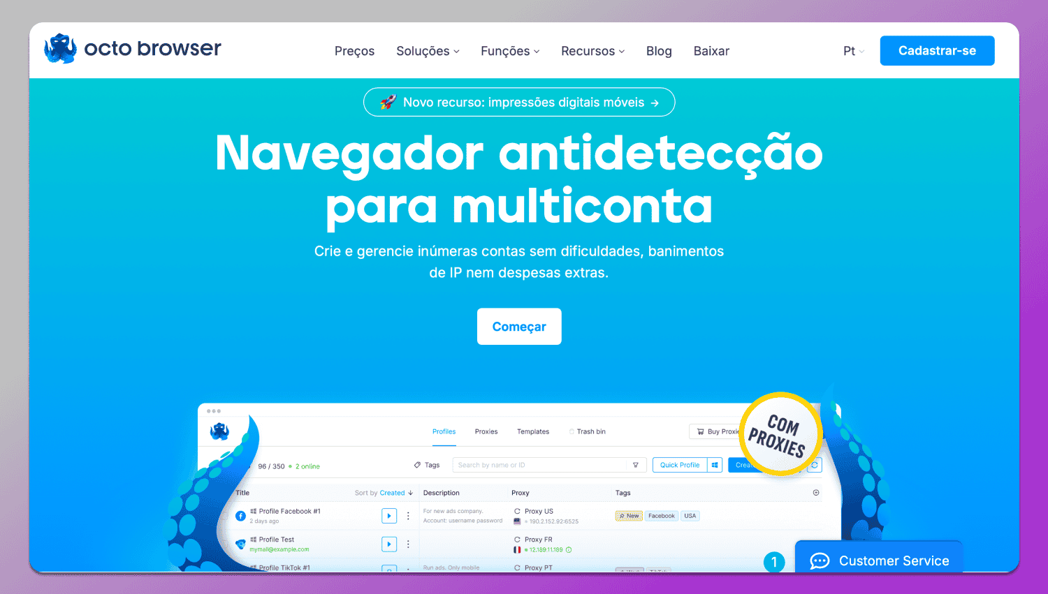 Site Octo Browser Dolphin Anty