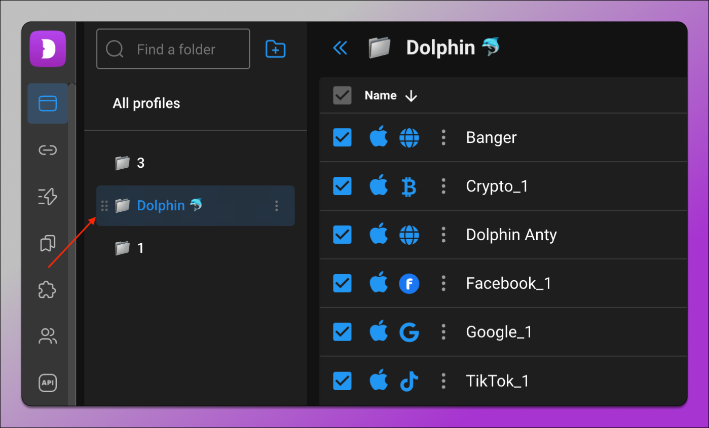 Folder List Sorting Dolphin Anty