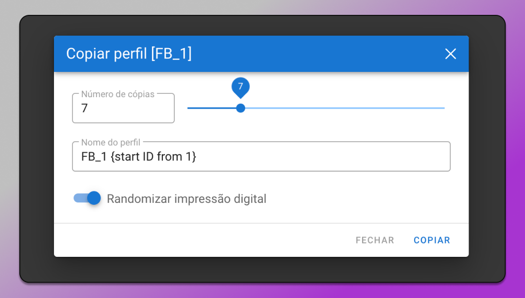Copiar perfil Dolphin Anty