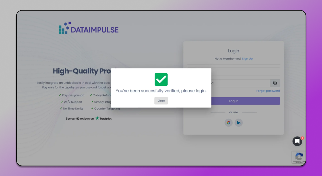 DataImpulse Registration Dolphin Anty