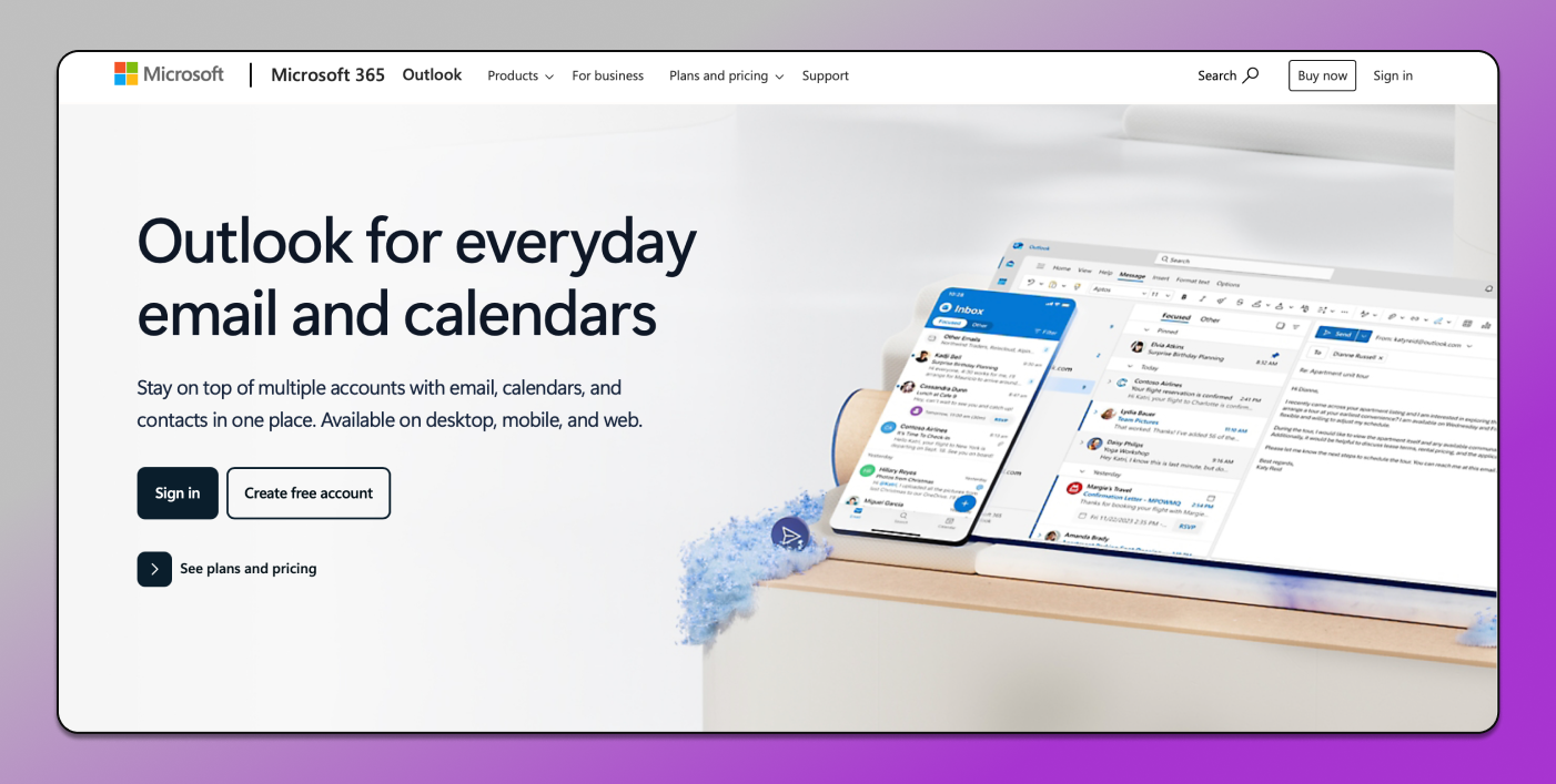 Mainpage Outlook Dolphin Anty