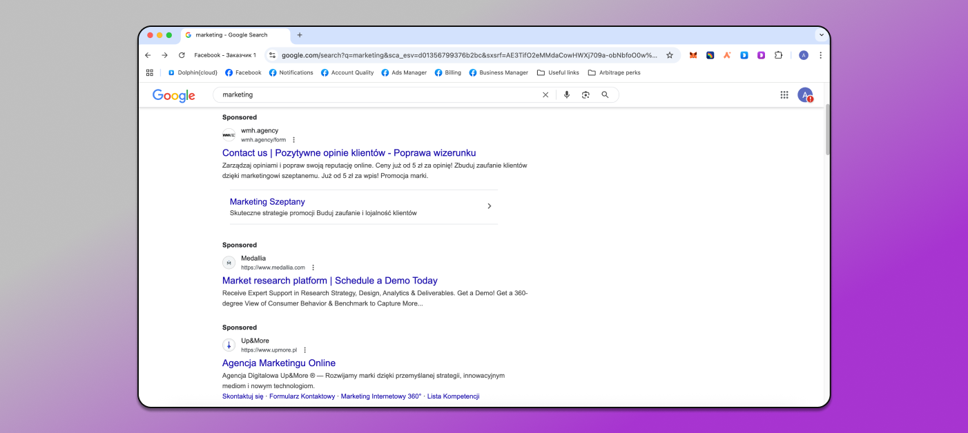 SEO Poland Dolphin Anty