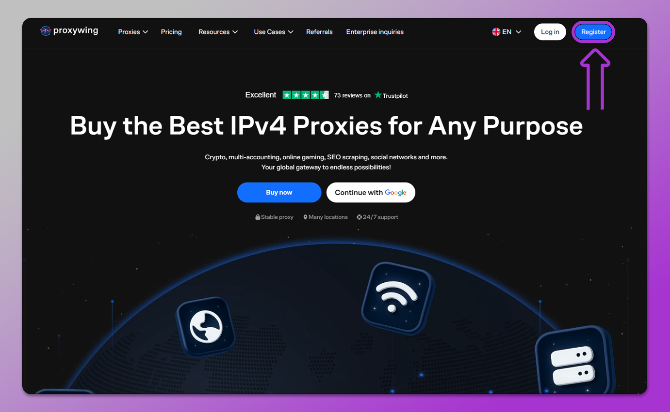 Proxywing Main Page Dolphin Anty