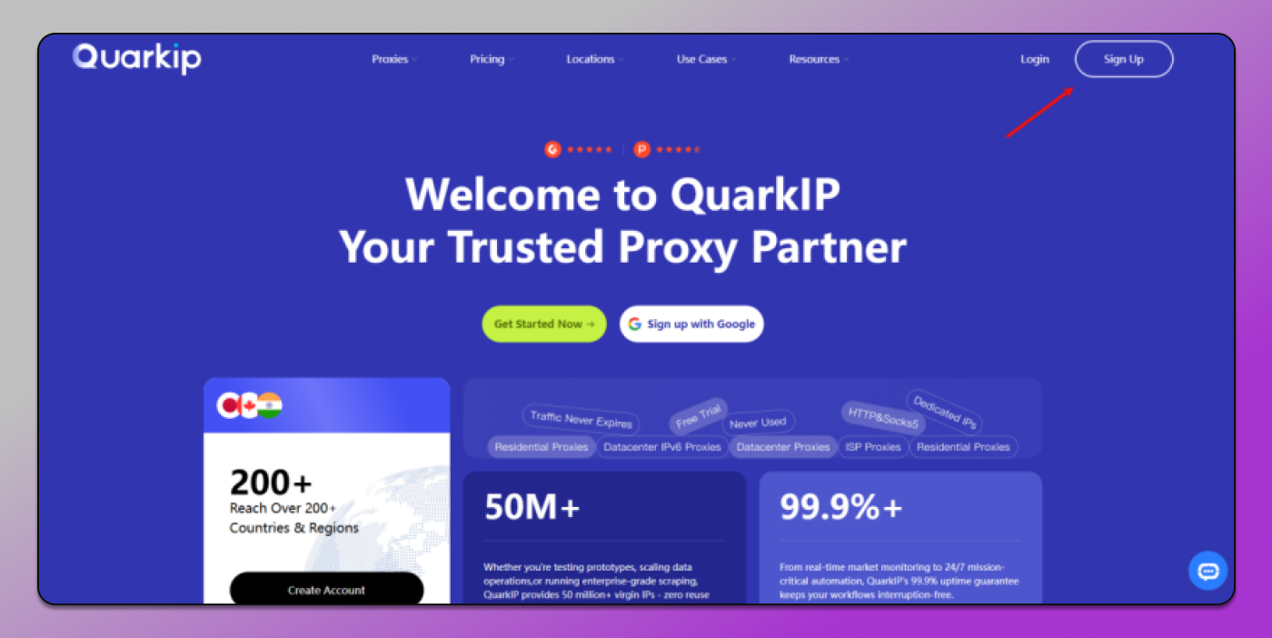 QuarkIP Main Page Dolphin Anty