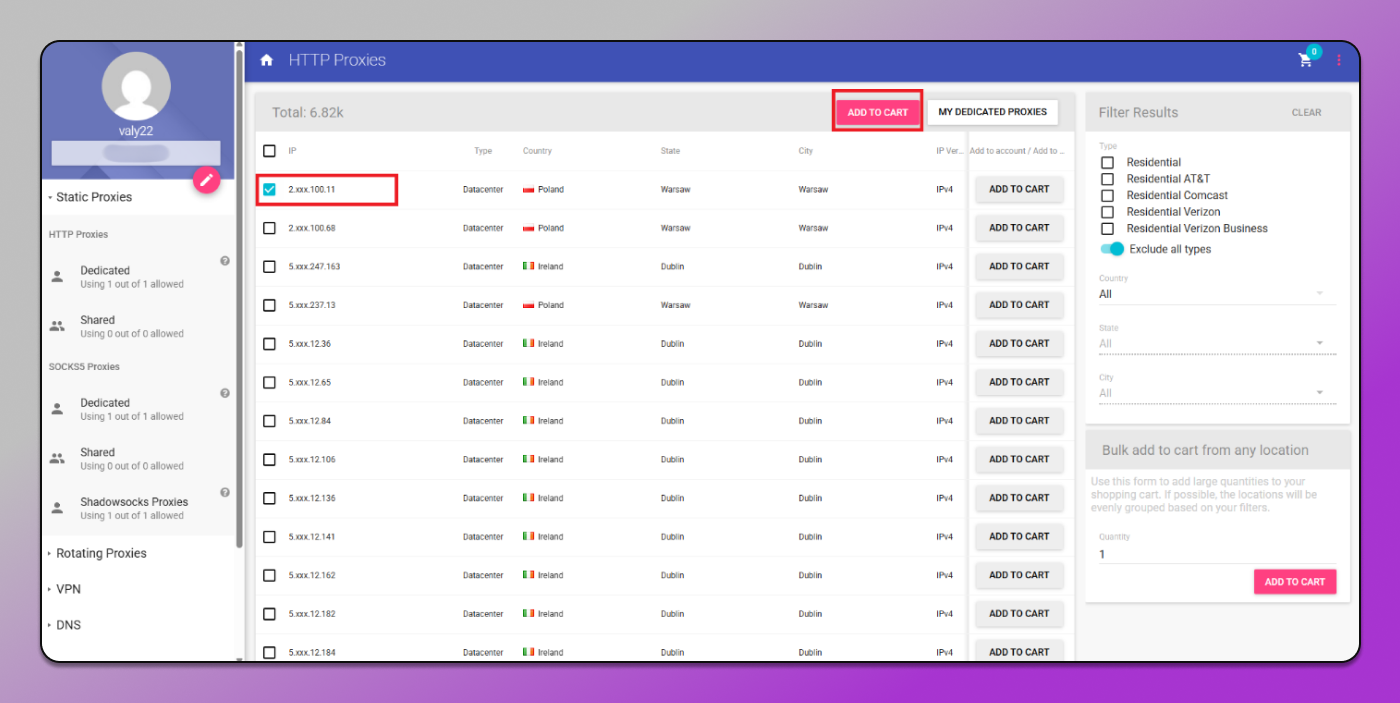 Anonymous Proxies Cart Dolphin Anty