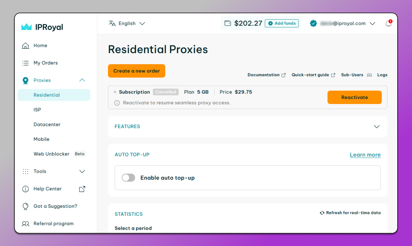 IPRoyal Proxy Types Dolphin Anty