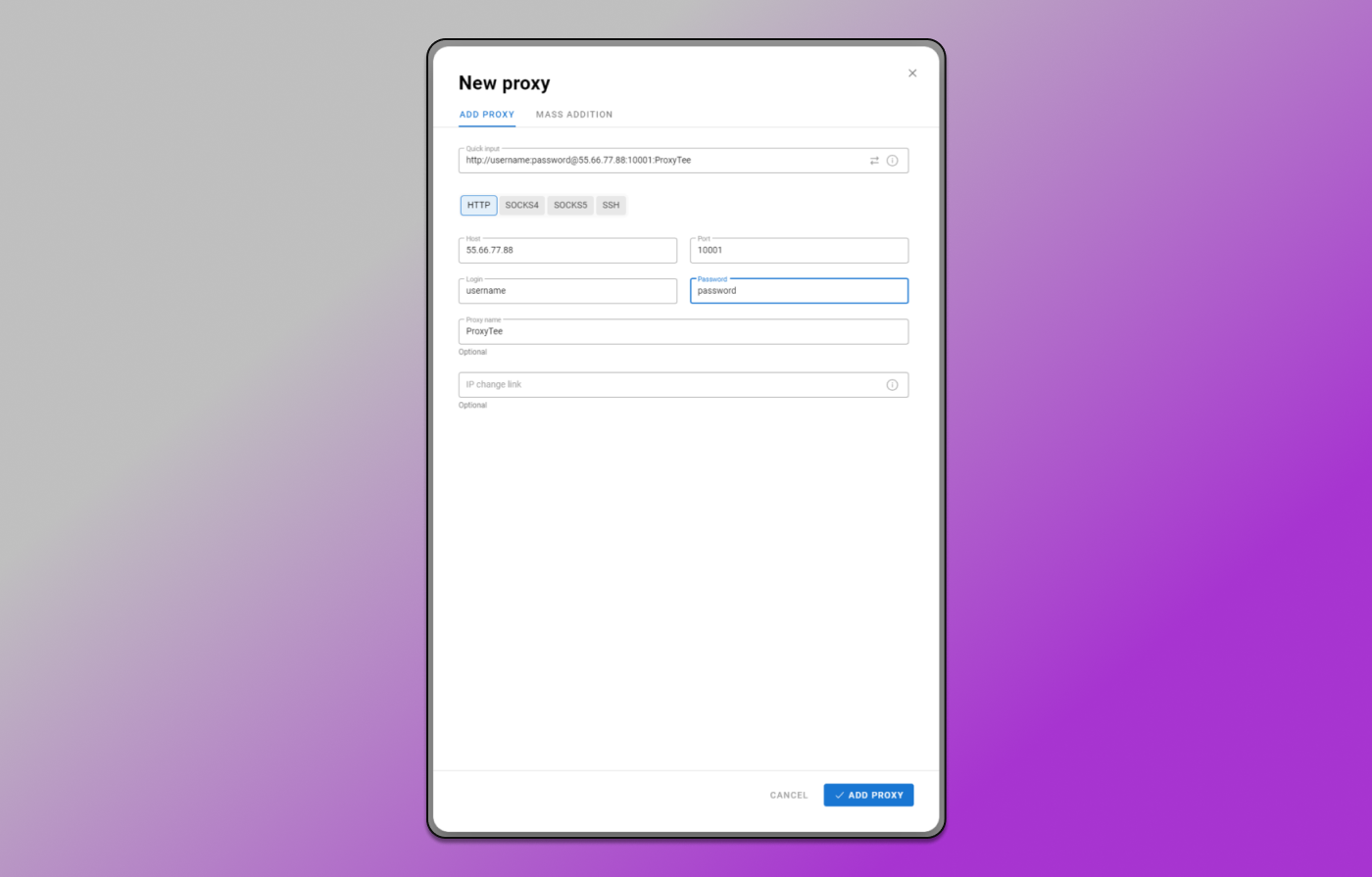 Adding Proxy Dolphin Anty