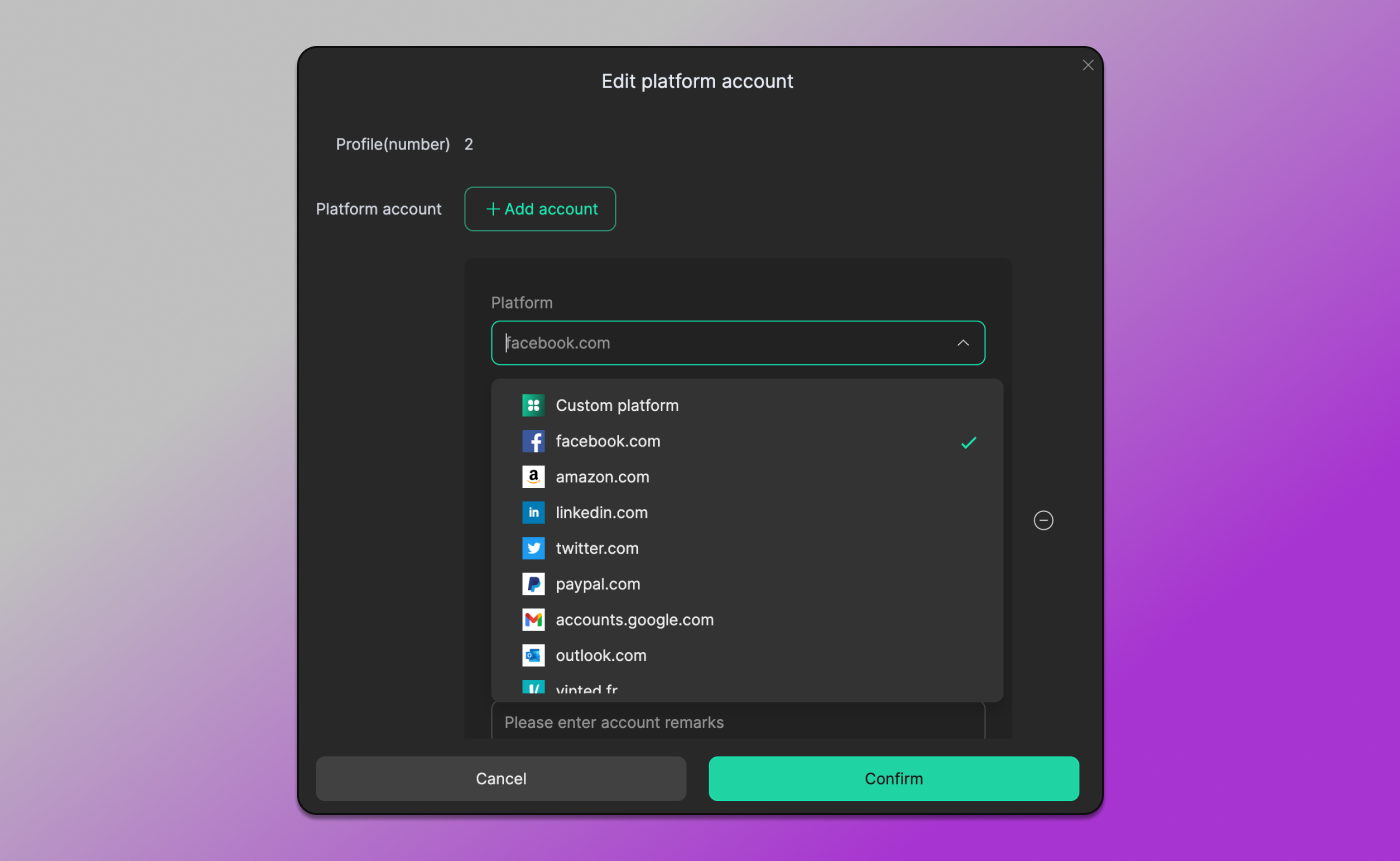 DlCloak Profile Type Dolphin Anty