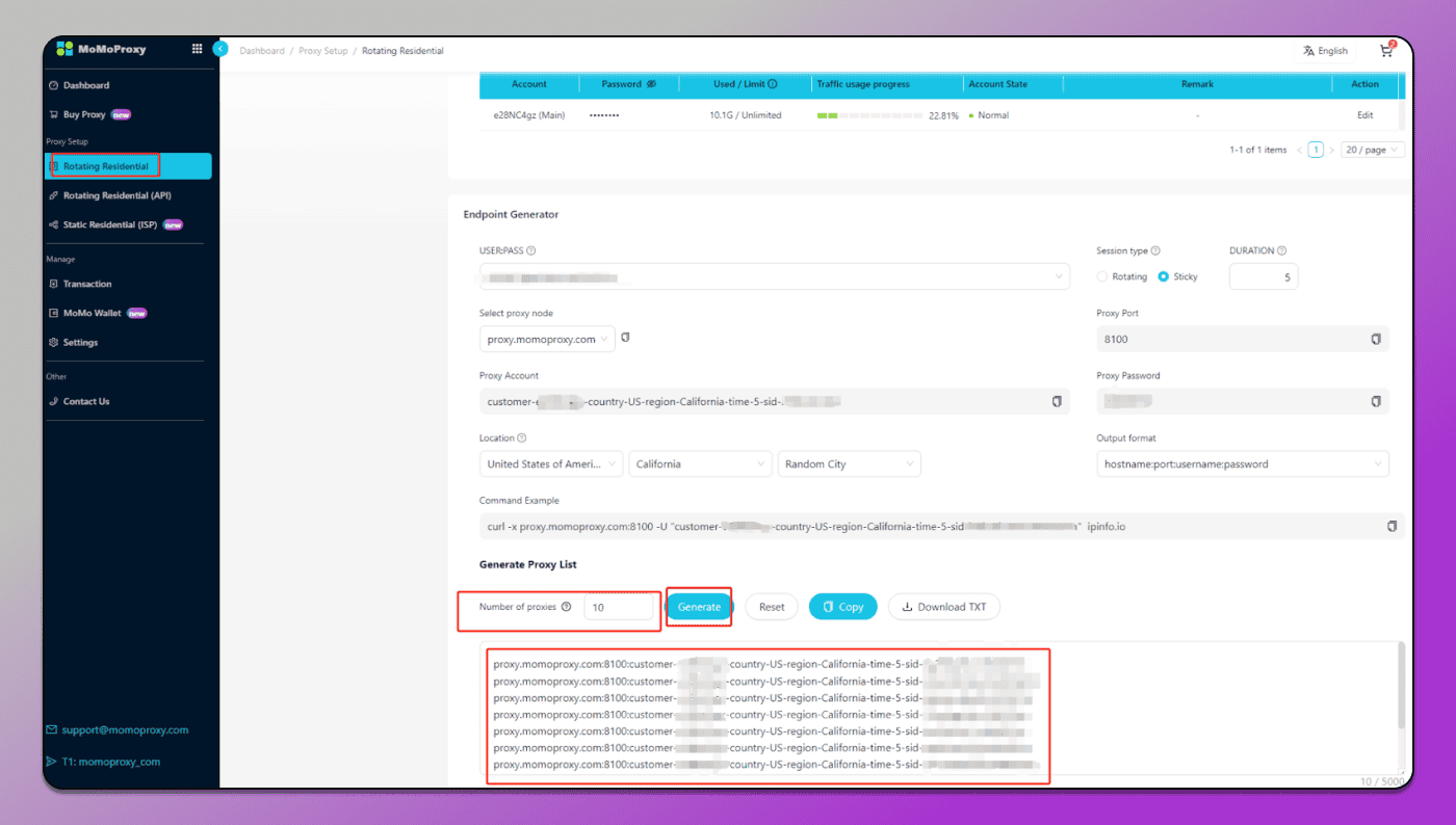 Mass Proxy Setup Dolphin Anty