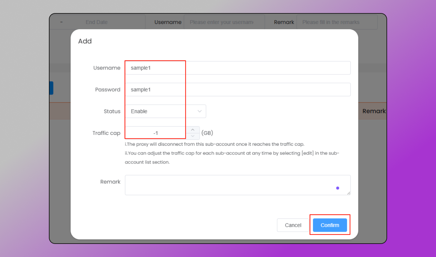 RapidProxy Sub Account Dolphin Anty
