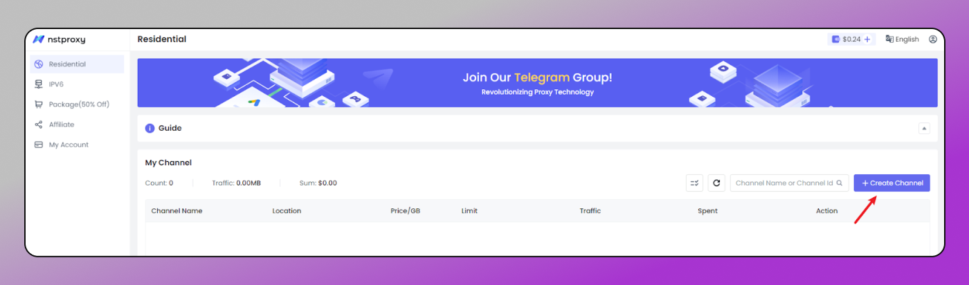 Nstproxy Proxy Channel Dolphin Anty