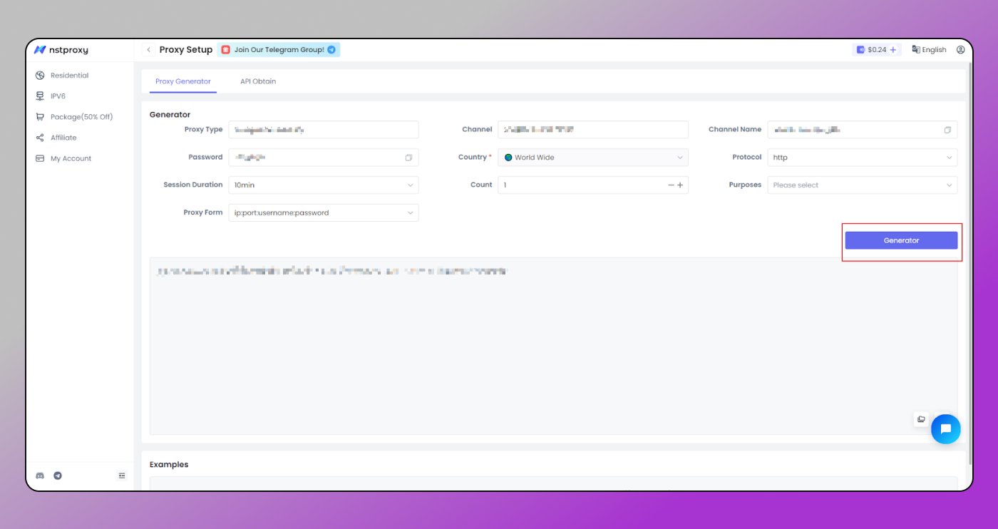 Nstproxy Proxy Generator Dolphin Anty