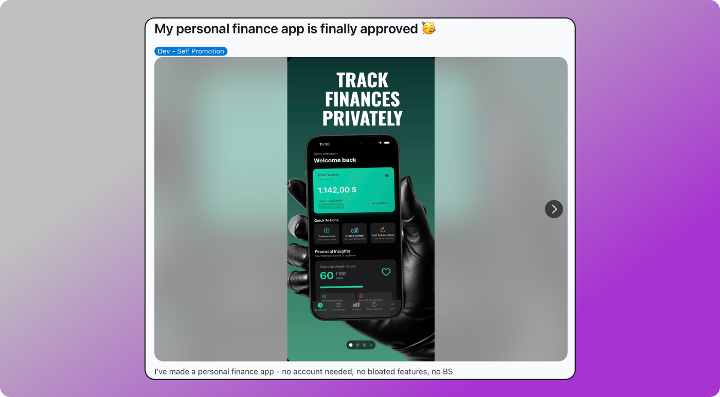 Finance app Dolphin Anty