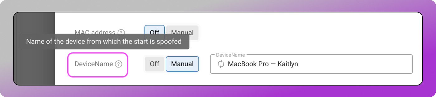 Device Name Dolphin Anty