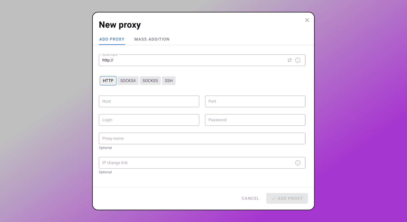 Proxy Setup Dolphin Anty