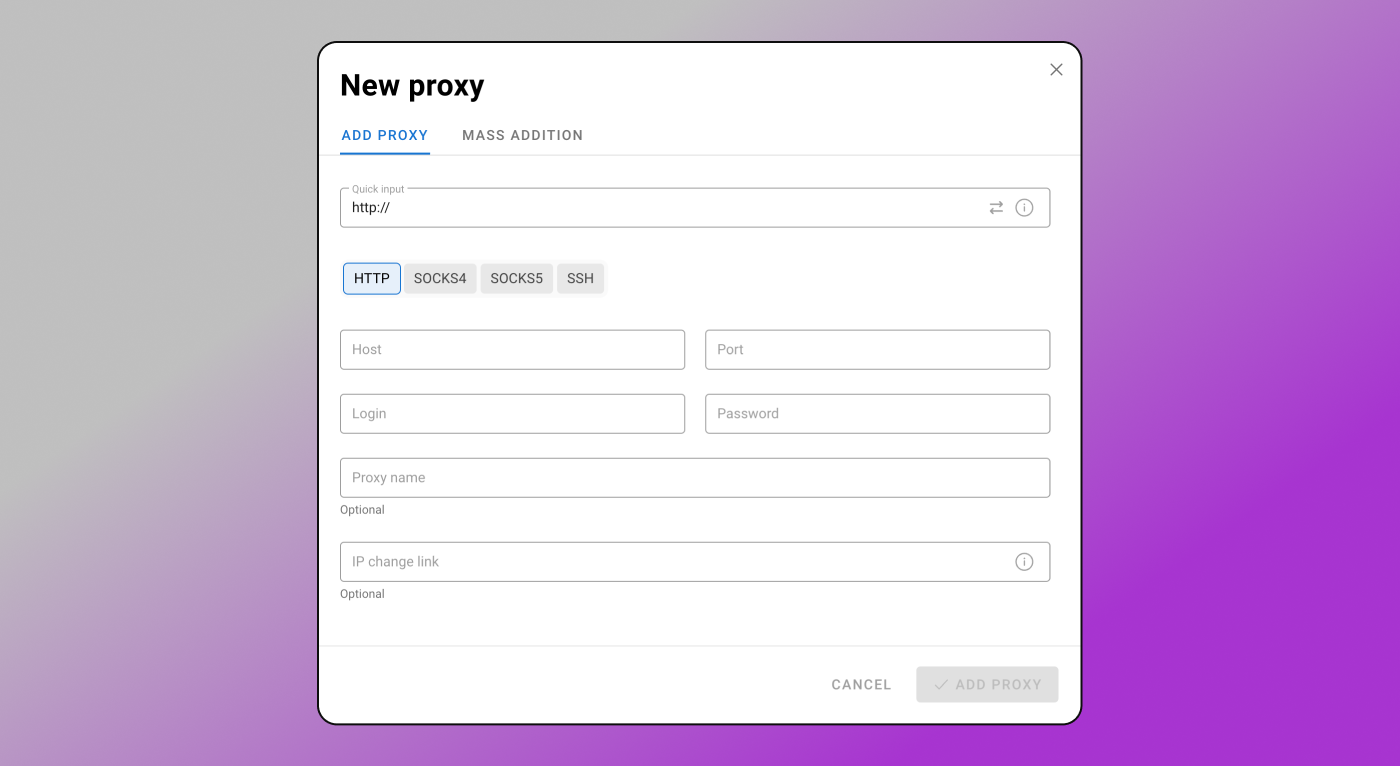 Proxy Setup Dolphin Anty