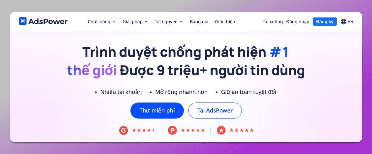 Site AdsPower Dolphin Anty