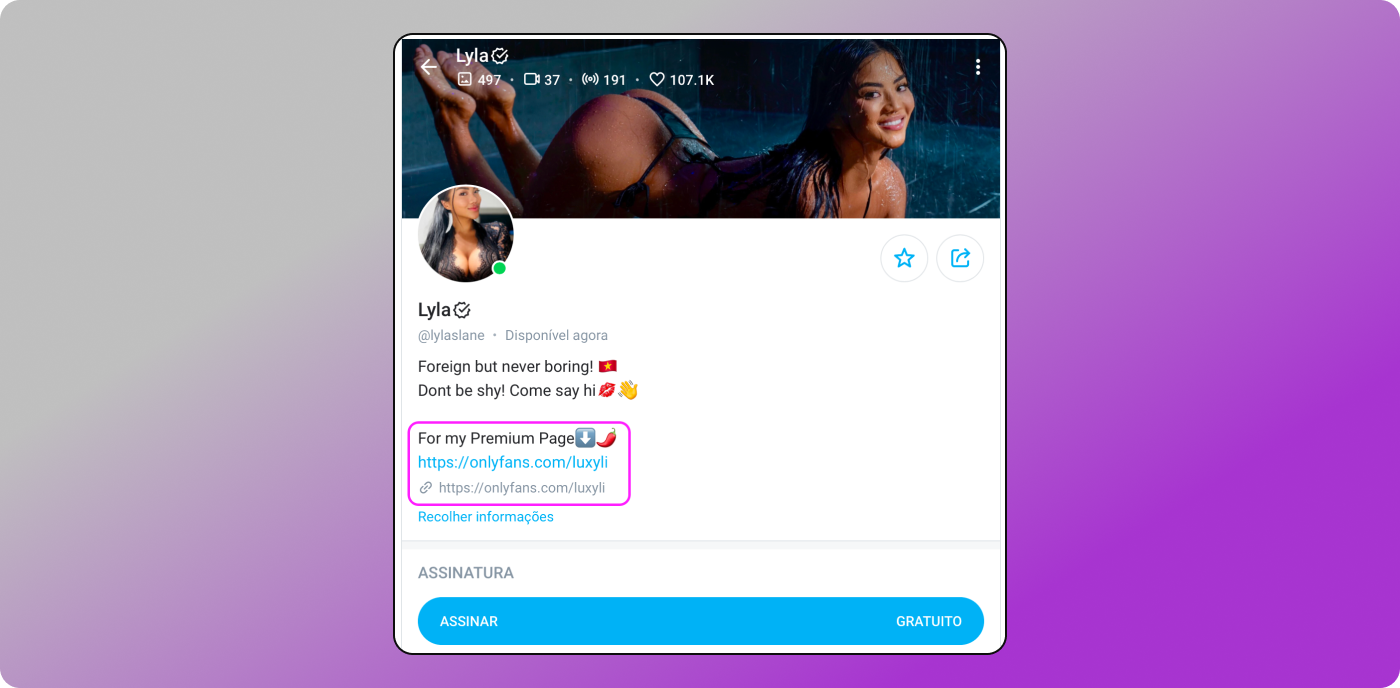 OnlyFans Perfil gratuito Dolphin Anty