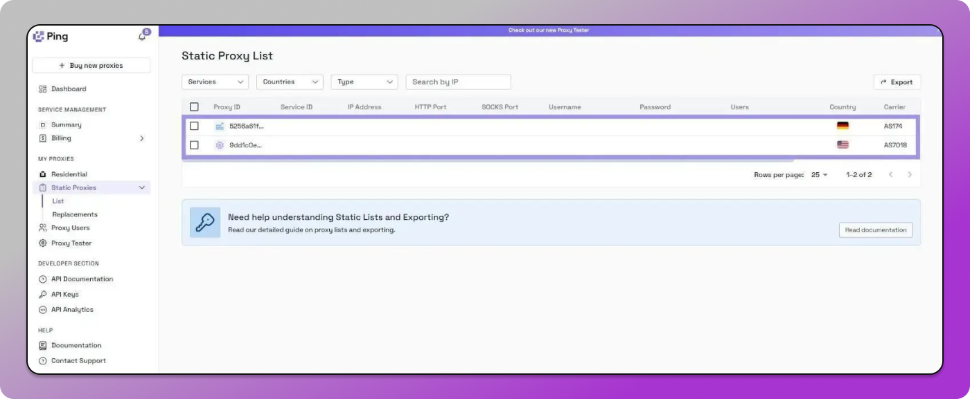 Credentials Dolphin Anty