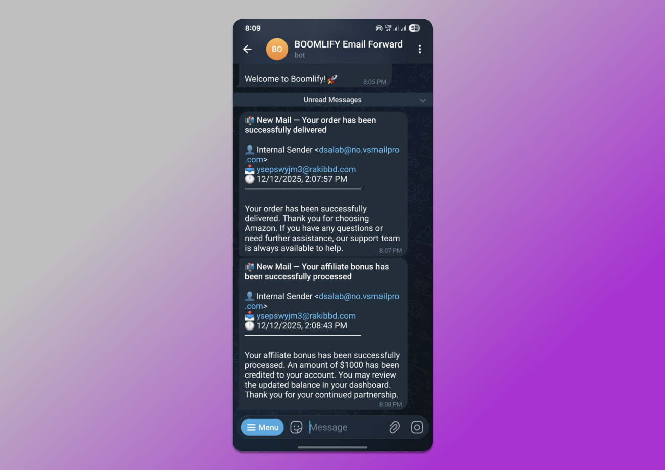 Telegram Forwarding Dolphin Anty