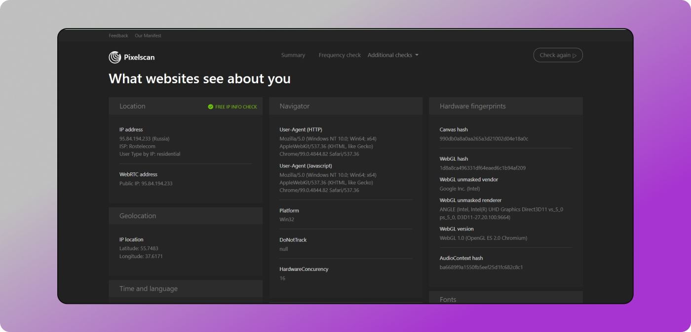 Pixelscan Dolphin Anty