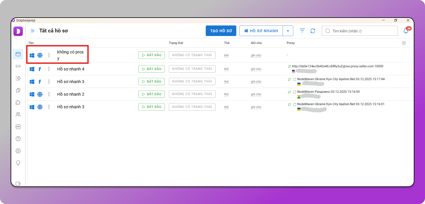 Profiles Dolphin Anty