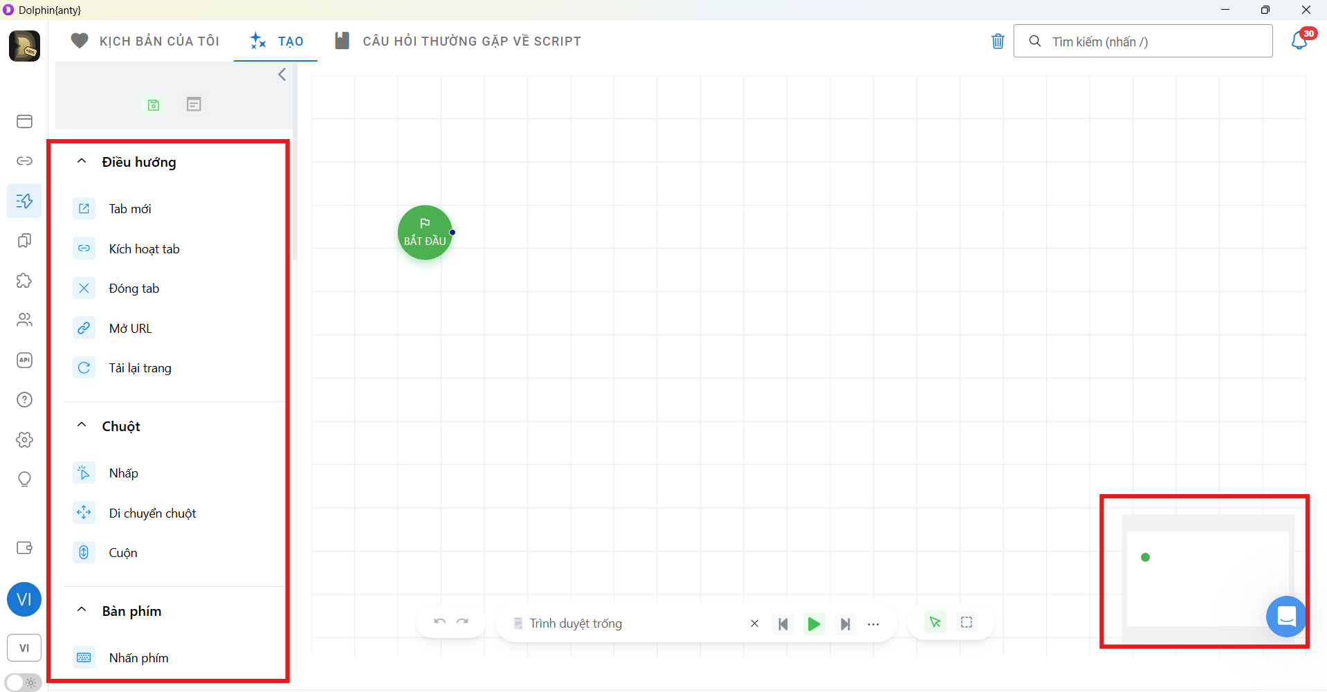 Scenario Map Dolphin Anty