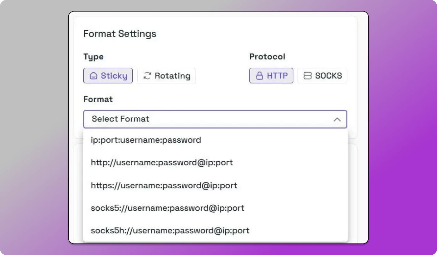 Proxy Format Dolphin Anty