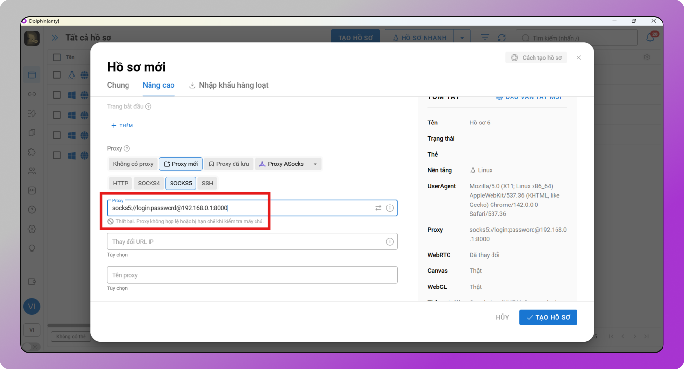 Proxy Format Dolphin Anty