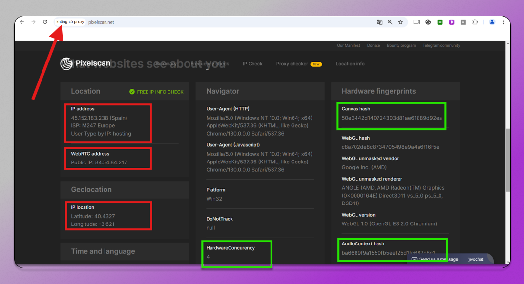 PixelScan Dolphin Anty