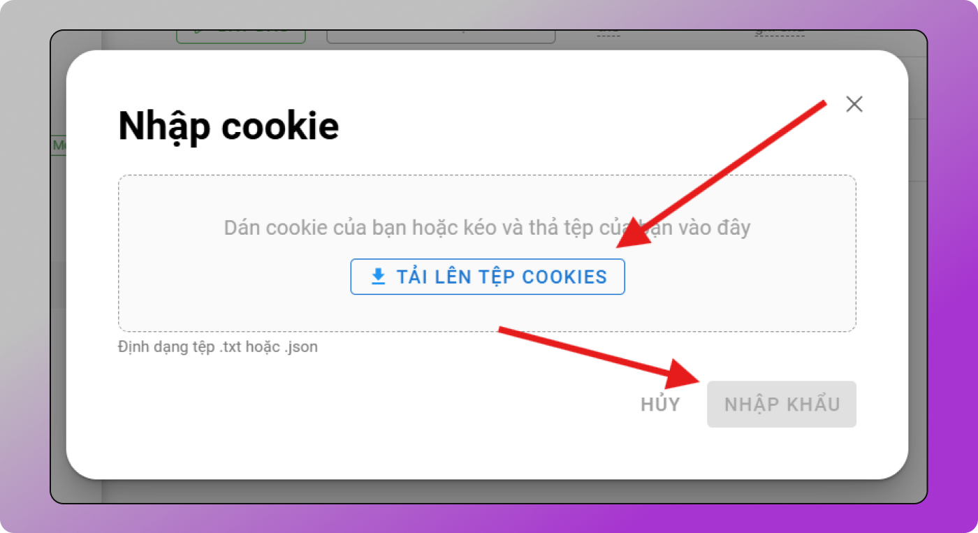 Cookie Import Dolphin Anty