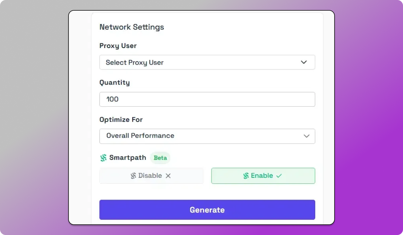 Proxy Generation Dolphin Anty