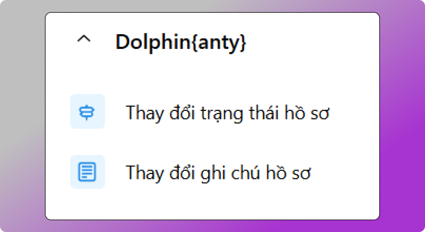 Interface Dolphin Anty