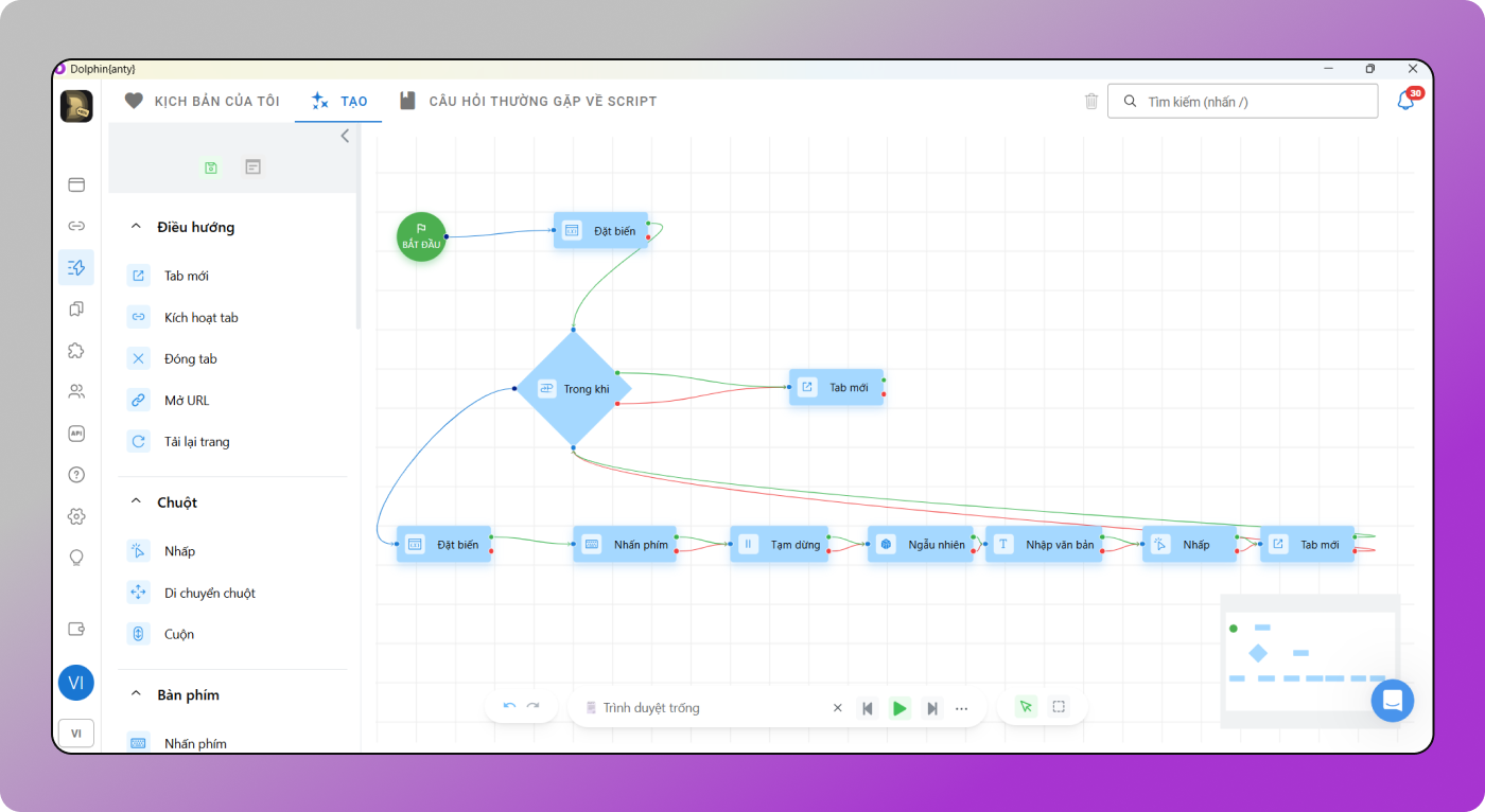 Scenario on the Map Dolphin Anty