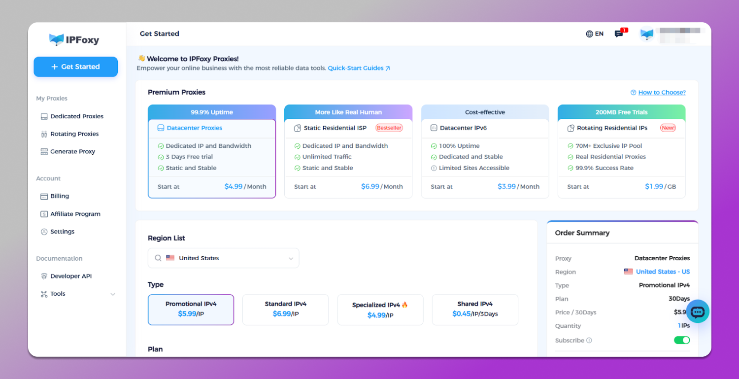 IPFoxy Proxy Types Dolphin Anty