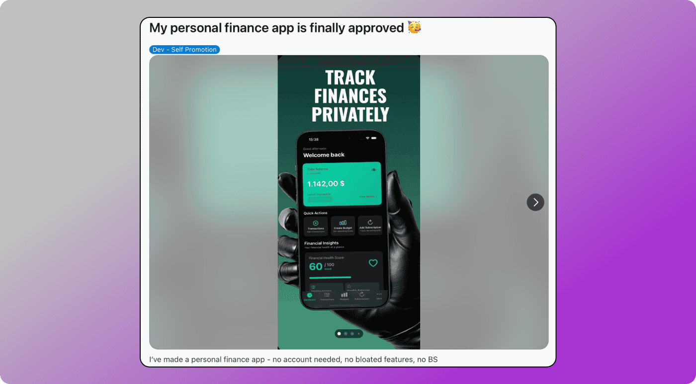 Finance app Dolphin Anty