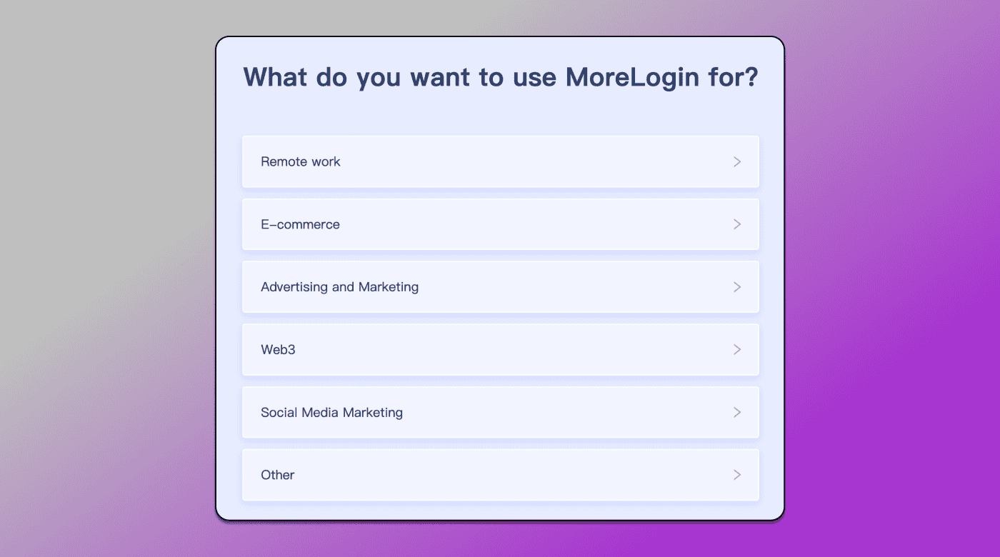 Use of MoreLogin Dolphin Anty
