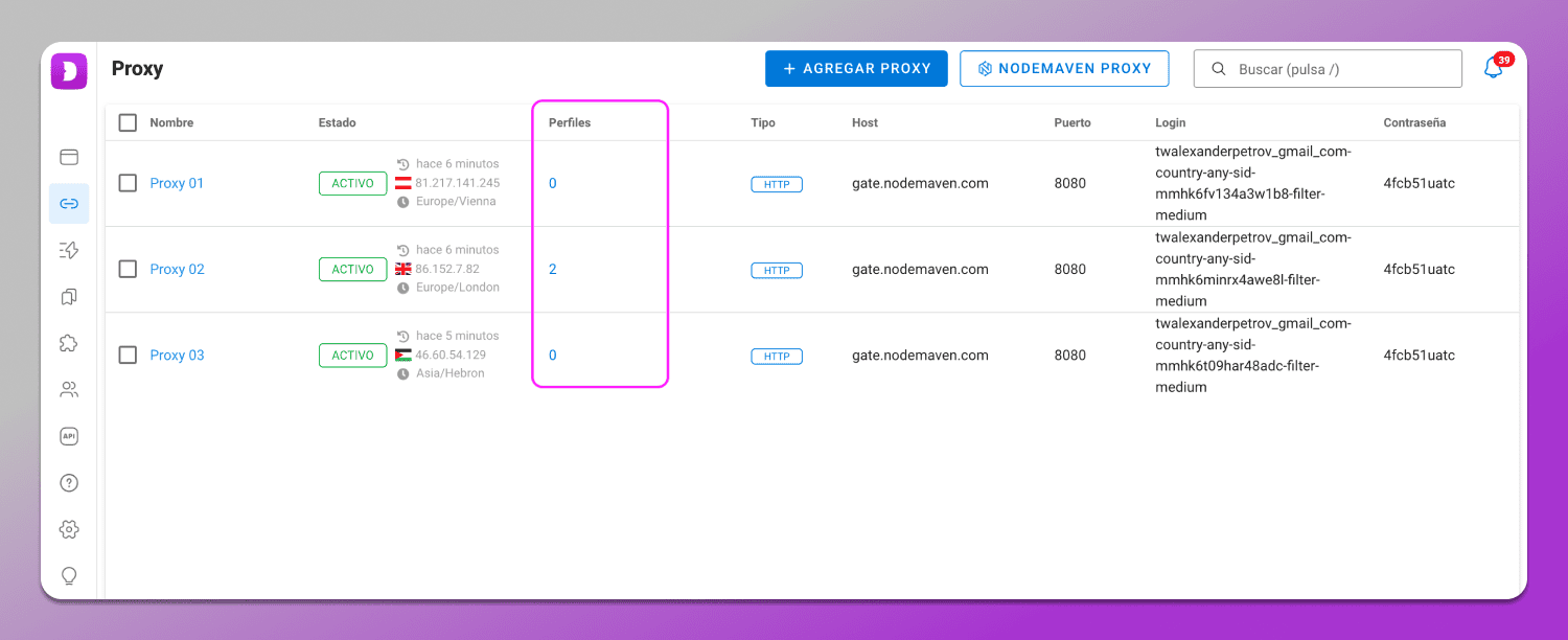 Proxy - Profile Dolphin Anty