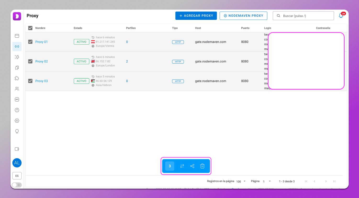 Mass Edit Proxy Dolphin Anty