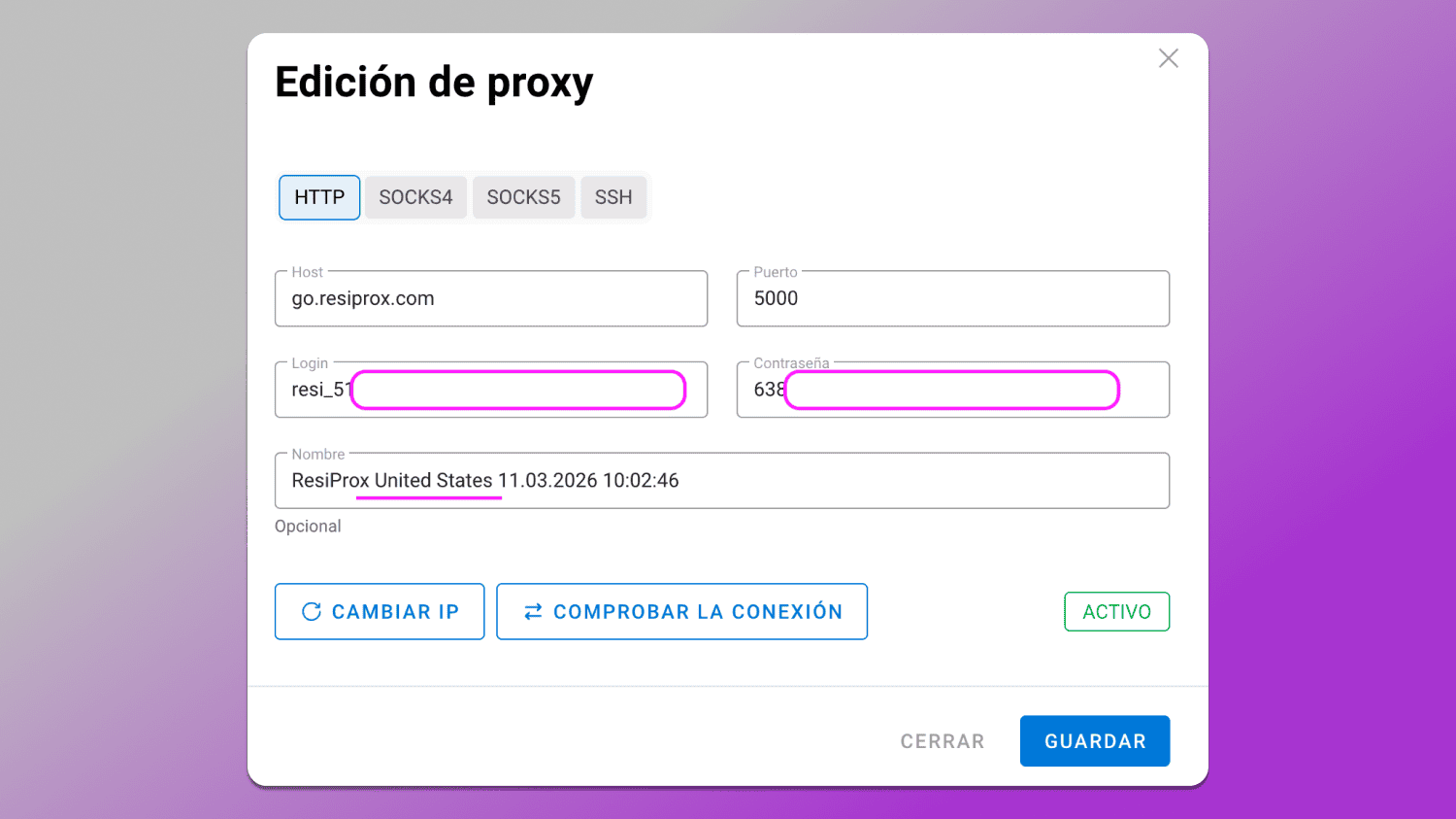 Proxy Dolphin Anty